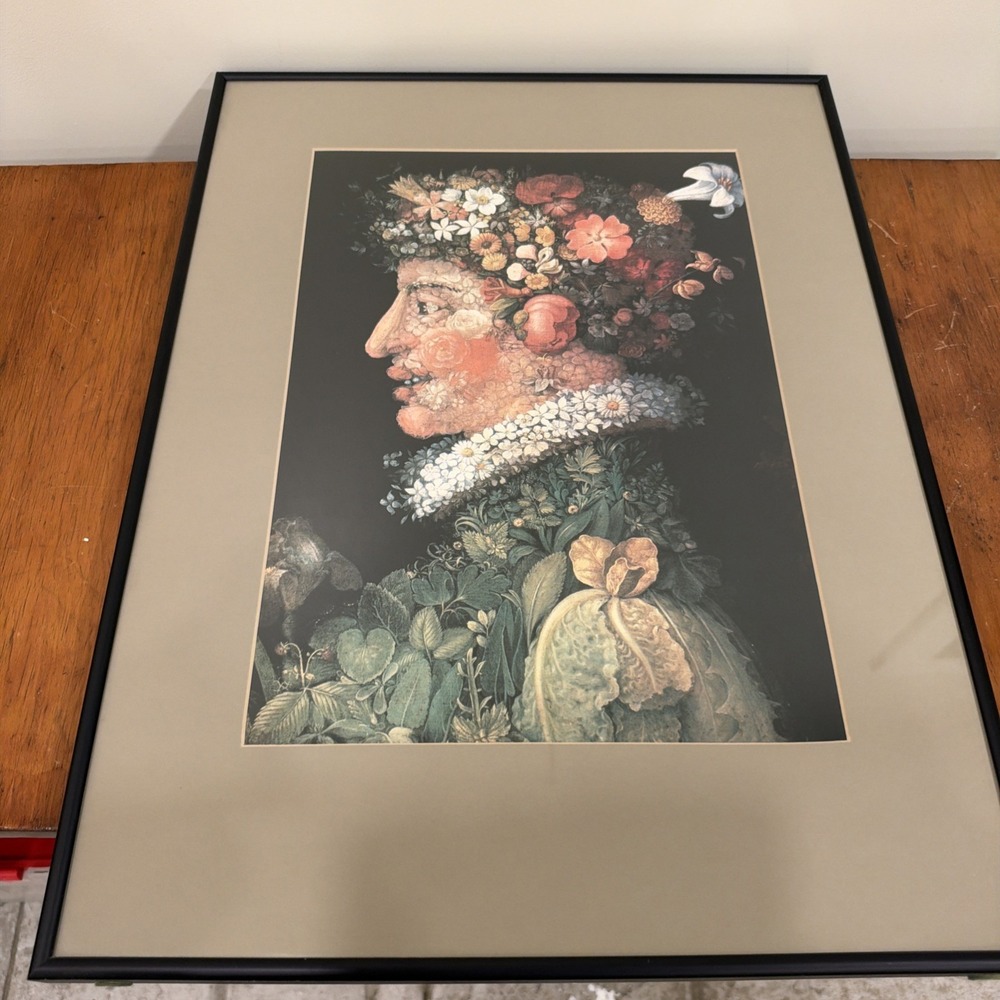 GIUSEPPE ACRIMBOLDO, Summer -FRAMED WALL ART POSTER PRINT 18"x24"